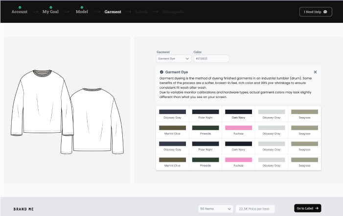 Start Customization